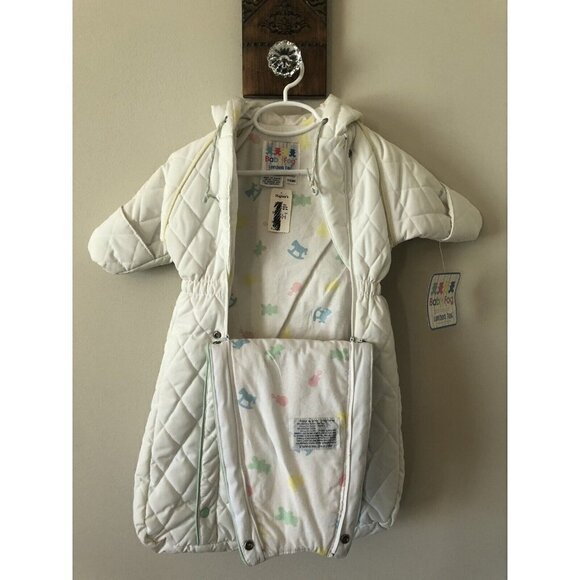 New Old Stock Vintage London Fog Baby Fog Size 0-6M Bunting Snowsuit Appliqued - Picture 5 of 10